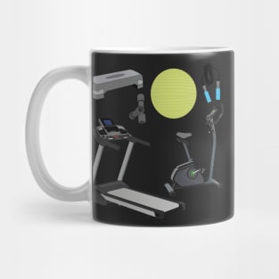 Cardio Accessories Stickers Mug